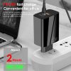 TBD06038265_B5.jpg A502 65W USB-C/Type-C+USB Dual Port GaN Charger QC3.0 Laptop Universal Charger, EU Plug Black, EU Plug White, US Plug Black, US Plug White, UK Plug Black, UK Plug White