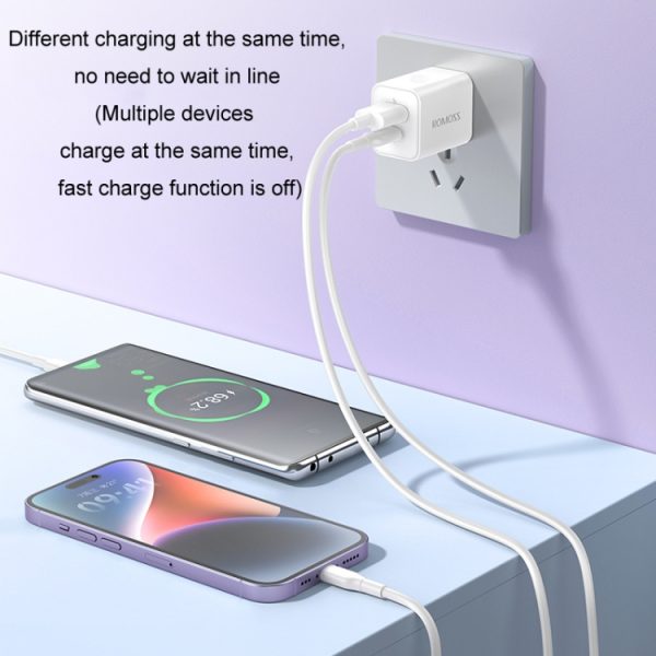 TBD06039302_B10.jpg ROMOSS PD20W Fast Charger For Apple/Huawei And Xiaomi, CN Plug, Single-port, ...