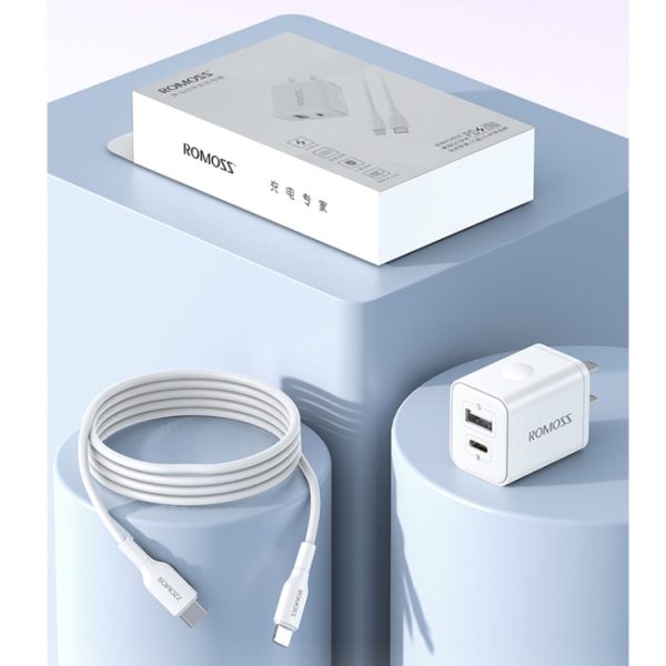 TBD06039302_B11.jpg ROMOSS PD20W Fast Charger For Apple/Huawei And Xiaomi, CN Plug, Single-port, ...