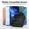 TBD06063058_B1.jpg 65W 6USB Ports QC3.0 Fast Charging Cell Phone Charger, EU Plug (Black), EU Pl...