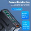 TBD06063059_B5.jpg 150W 4USB+4Type-C 8 Interface QC3.0 Fast Charging Cell Phone Charger, EU Plug...