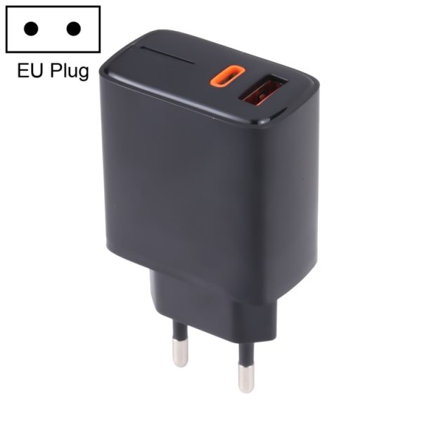 EDA003580601A-1.jpg LZ-1130 PD 20W Type-C+QC 3.0 USB Fast Charger, 20W EU Plug, 20W US Plug
