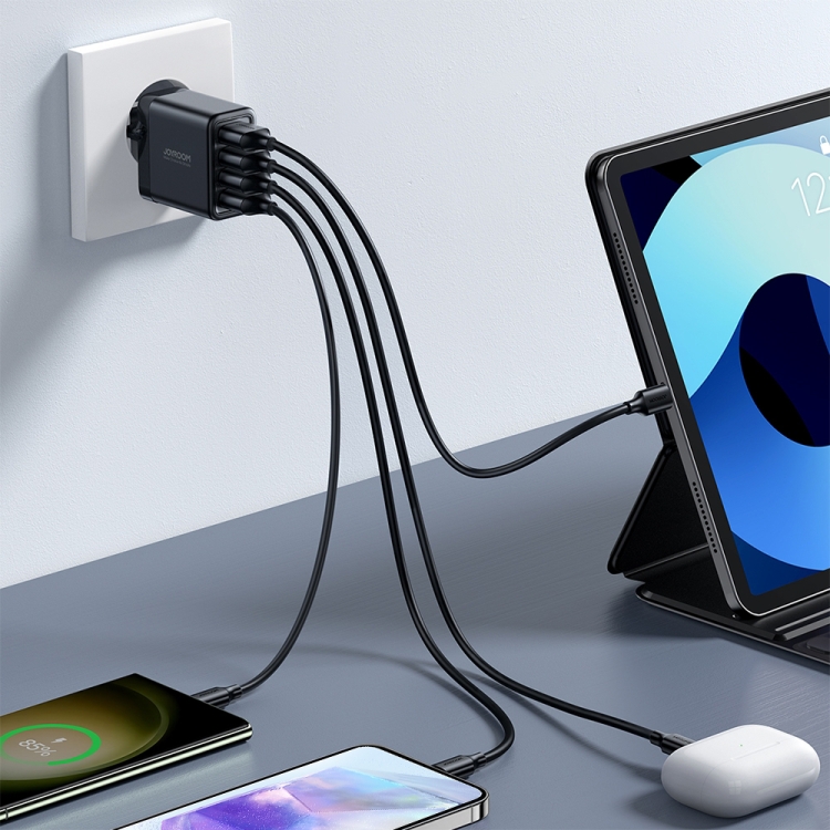 JOYROOM JR-TCN03 4.8A 24W 4 USB Ports Charger, JR-TCN03 4 JOYROOM JR-TCN03 4.8A 24W 4 USB Ports Charger, JR-TCN03 - Image 4