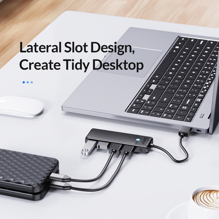 ORICO PAPW4A-U3 4 in 1 USB to USB Multi-function Docking Station HUB Adapter, PAPW4A-U3 5 ORICO PAPW4A-U3 4 in 1 USB to USB Multi-function Docking Station HUB Adapter, PAPW4A-U3 - Image 5