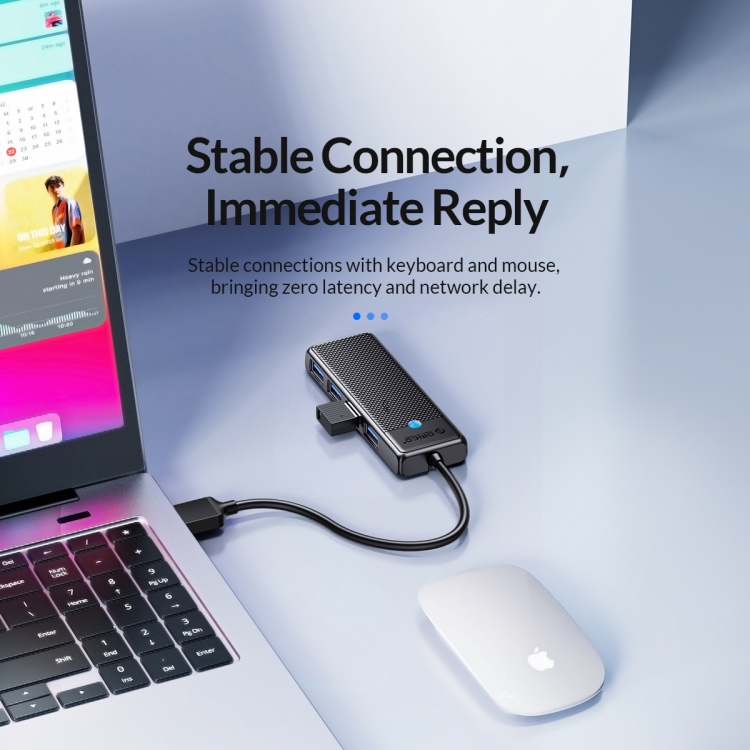 ORICO PAPW4A-U3 4 in 1 USB to USB Multi-function Docking Station HUB Adapter, PAPW4A-U3 6 ORICO PAPW4A-U3 4 in 1 USB to USB Multi-function Docking Station HUB Adapter, PAPW4A-U3 - Image 6