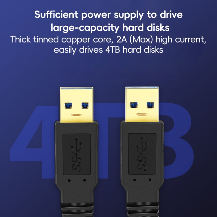 USB 3.0 Male To USB 3.0 Male Double End USB Cable, 0.3m, 0.6m, 1m 2 USB 3.0 Male To USB 3.0 Male Double End USB Cable, 0.3m, 0.6m, 1m - Image 2