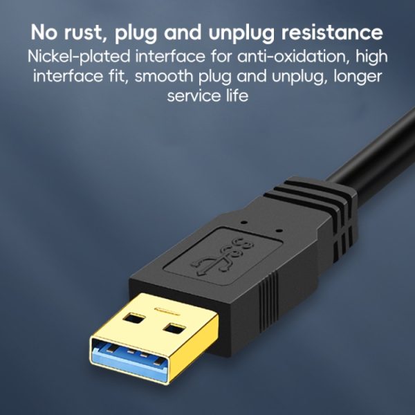 EDA006999501A_2.jpg USB 3.0 Male To USB 3.0 Male Double End USB Cable, 0.3m, 0.6m, 1m
