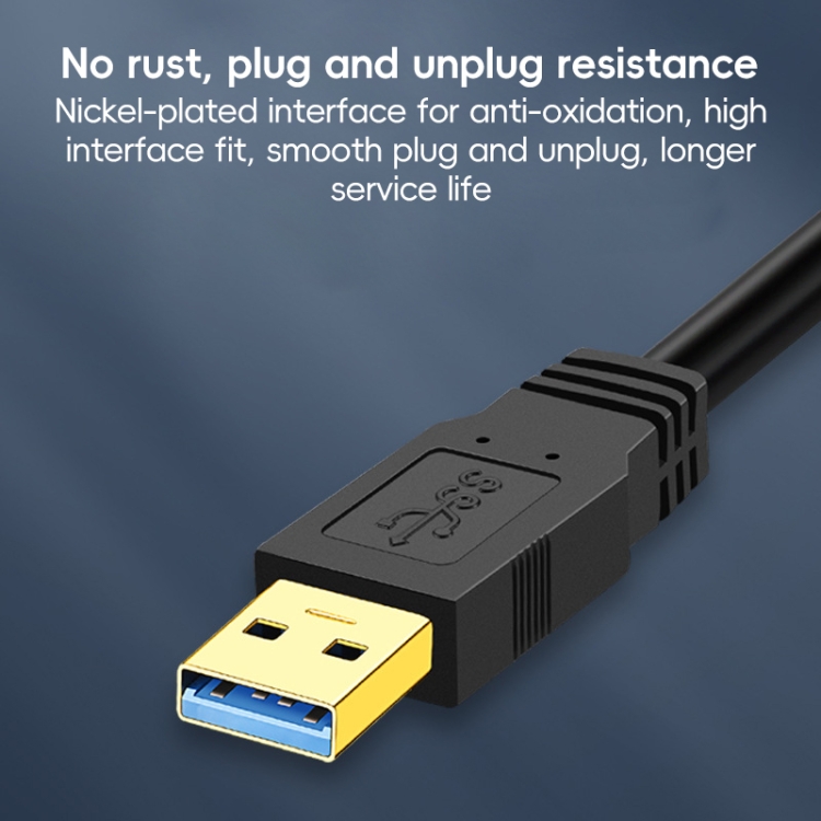 USB 3.0 Male To USB 3.0 Male Double End USB Cable, 0.3m, 0.6m, 1m 3 USB 3.0 Male To USB 3.0 Male Double End USB Cable, 0.3m, 0.6m, 1m - Image 3