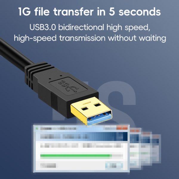 EDA006999501A_3.jpg USB 3.0 Male To USB 3.0 Male Double End USB Cable, 0.3m, 0.6m, 1m