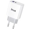 IP6D4156EU-1.jpg IVON AD52 18W USB-C / Type-C + USB Dual Port PD Fast Charge