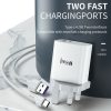 IP6D4156_B3.jpg IVON AD52 18W USB-C / Type-C + USB Dual Port PD Fast Charge