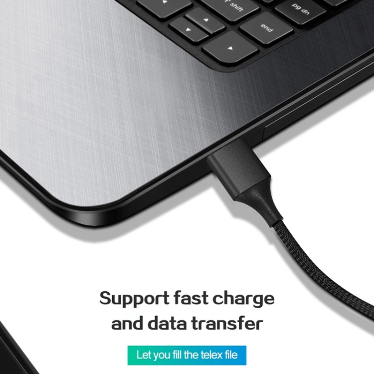 M11 3 in 1 3A USB to 8 Pin + Micro USB + USB-C / Type-C Nylon Braided Magnetic Data Cable, Cable Length: 2m, 8 Pin + Micro USB + USB-C / Type-C 4 M11 3 in 1 3A USB to 8 Pin + Micro USB + USB-C / Type-C Nylon Braided Magnetic Data Cable, Cable Length: 2m, 8 Pin + Micro USB + USB-C / Type-C - Image 4