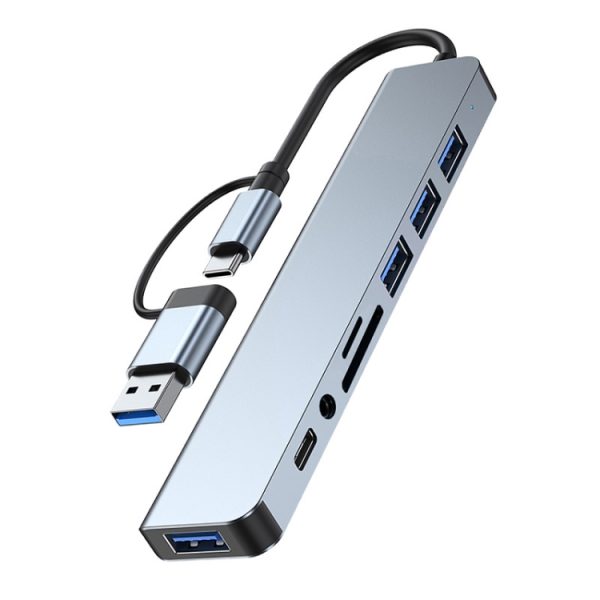 PC4412_1.jpg BYL-2218TU 8 in 1 USB + USB-C / Type-C to USB Multifunctional Docking Station...