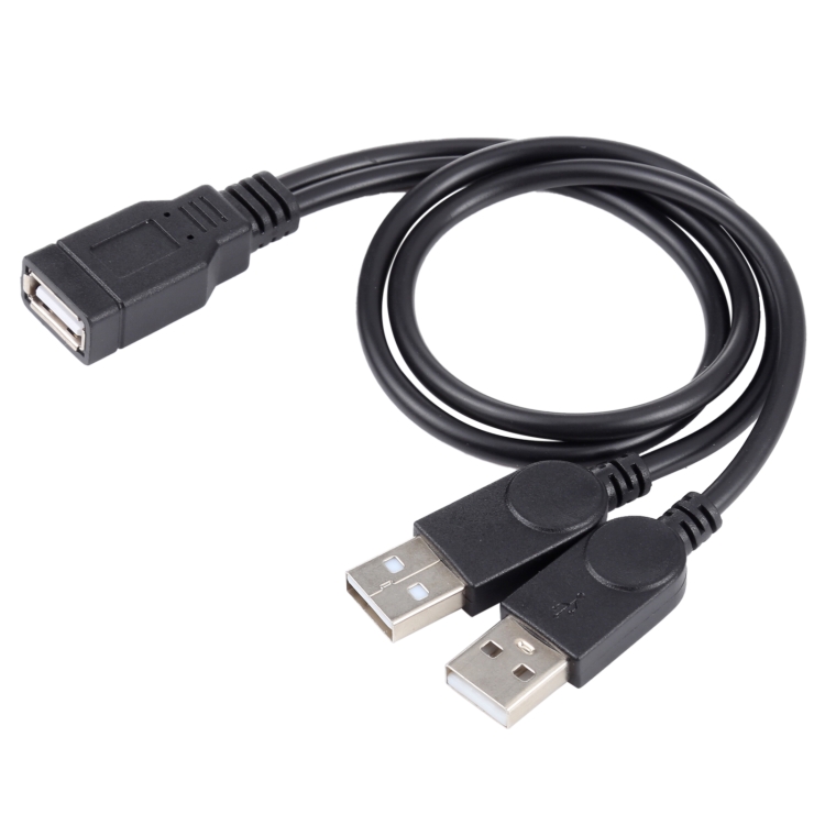 USB Female to 2 USB Male Cable, Length: About 30cm 2 USB Female to 2 USB Male Cable, Length: About 30cm - Image 2
