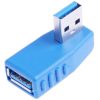 S-PC-1035BE-1.jpg USB 3.0 AM to USB 3.0 AF Cable Adapter, Left Angle AM to AF(Blue), Left Angle...