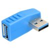 S-PC-1035BE_1.jpg USB 3.0 AM to USB 3.0 AF Cable Adapter, Left Angle AM to AF(Blue), Left Angle...
