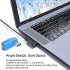 S-PC-1035BE_4.jpg USB 3.0 AM to USB 3.0 AF Cable Adapter, Left Angle AM to AF(Blue), Left Angle...
