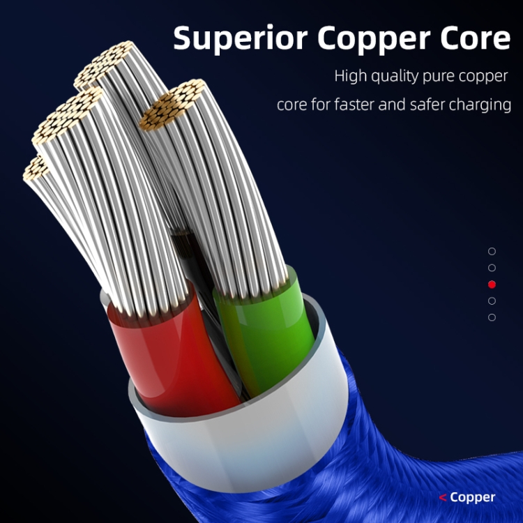 ENKAY 2 in 1 3A USB to 8 Pin + Type-C Magnetic Fast Charging Data Cable, 1m 3A USB to 8 Pin + Type-C, 2m 3A USB to 8 Pin + Type-C 8 ENKAY 2 in 1 3A USB to 8 Pin + Type-C Magnetic Fast Charging Data Cable, 1m 3A USB to 8 Pin + Type-C, 2m 3A USB to 8 Pin + Type-C - Image 8