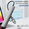 SYA0029334_5.jpg 2509 RJ45, USB3.0, USB2.0, USB-C2.0, 3.5mm, DC5V, SD / TF Card Reader Adapter...