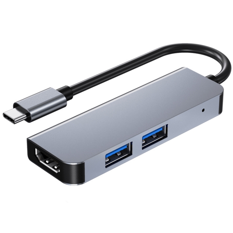3 In 1 USB-C / Type-C To 4K HDMI + 2 USB 3.0 Ports Multifunctional HUB Docking Station 2 3 In 1 USB-C / Type-C To 4K HDMI + 2 USB 3.0 Ports Multifunctional HUB Docking Station - Image 2