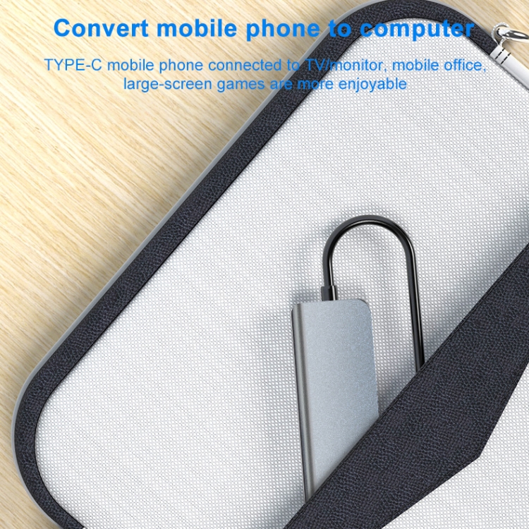 3 In 1 USB-C / Type-C To 4K HDMI + 2 USB 3.0 Ports Multifunctional HUB Docking Station 10 3 In 1 USB-C / Type-C To 4K HDMI + 2 USB 3.0 Ports Multifunctional HUB Docking Station - Image 10