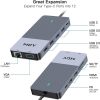 TBD06060521_1.jpg MCY 12-In-1 USB-C Hub With Triple Monitor Support (1000Mbps Lan+VGA+USB3.0/US...
