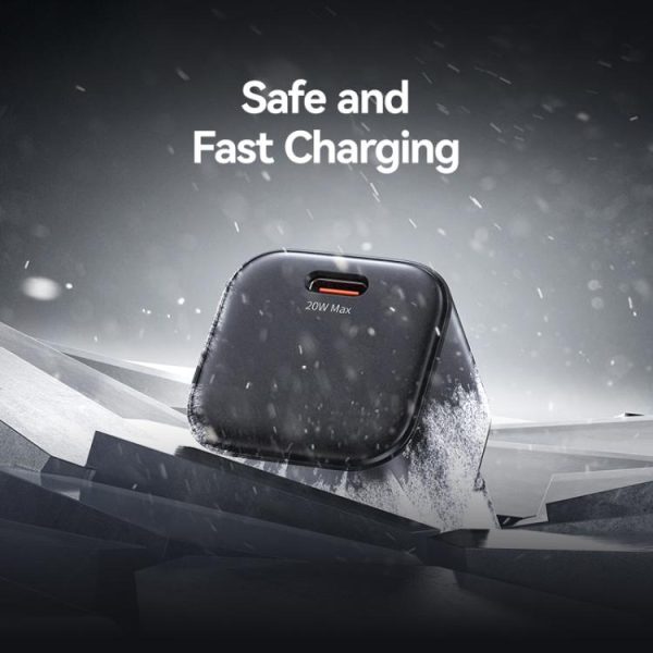 EDA0085279_B6.jpg USAMS CC267 20W GaN USB-C / Type-C Port Mini Fast Charger, US Plug