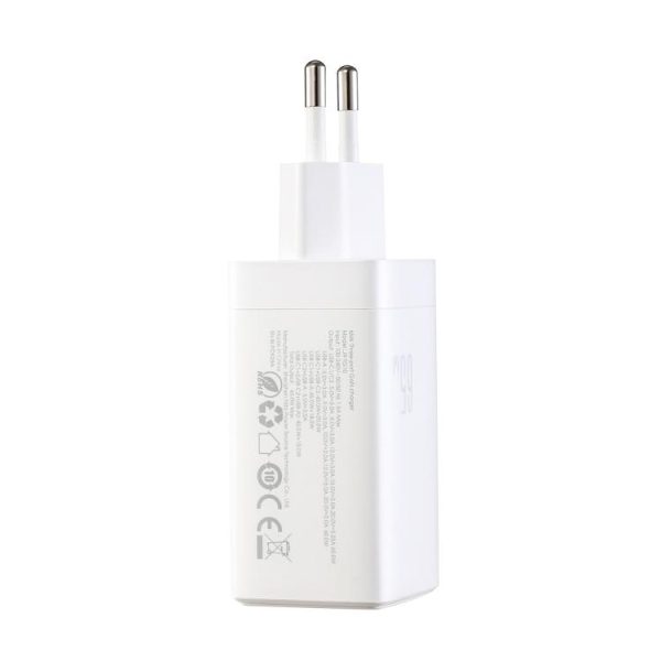 EDA009008501A_2.jpg JOYROOM JR-TG10 65W GaN Dual Type-C, USB 3-Port Charger with Type-C to Type-C...