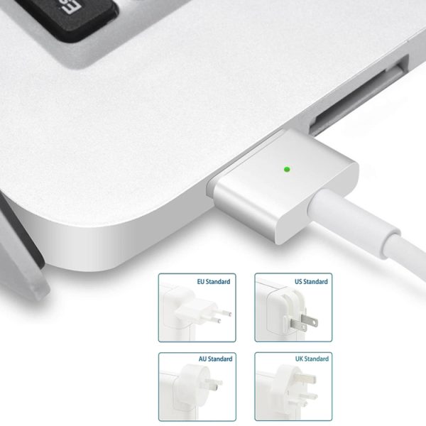 EDA001525803_B4.jpg A1436 45W 14.85V 3.05A 5 Pin MagSafe 2 Power Adapter for MacBook, Cable Length: 1.6m,, 45W AU Plug, 45W EU Plug, 45W UK Plug