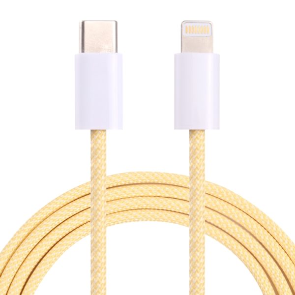 EDA002324801E-1.jpg PD USB-C / Type-C to 8 Pin Data Cable, Cable Length: 1m, 12W, 20W