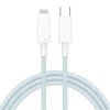 EDA002595701C-1.jpg 27W PD USB-C / Type-C to 8 Pin Fast Charging Braided Data Cable, Cable Length: 1m, 27W