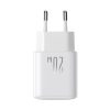 JOYROOM JR-TCF20 PD20W Type-C Port Charger Kit with Type-C to Type-C Cable, EU Plug + Type-C to Type-C Cable, UK Plug + Type-C to Type-C Cable