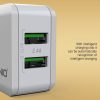 IP8G0614US_5.jpg LDNIO A2201 2.4A Dual USB Charging Head Travel Direct Charge Mobile Phone Adapter Charger With Type-C Data Cable, Type-C