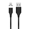 IP8G0973B-2.jpg M11 5A USB to 8 Pin Nylon Braided Magnetic Data Cable, Cable Length: 2m, 8 Pin