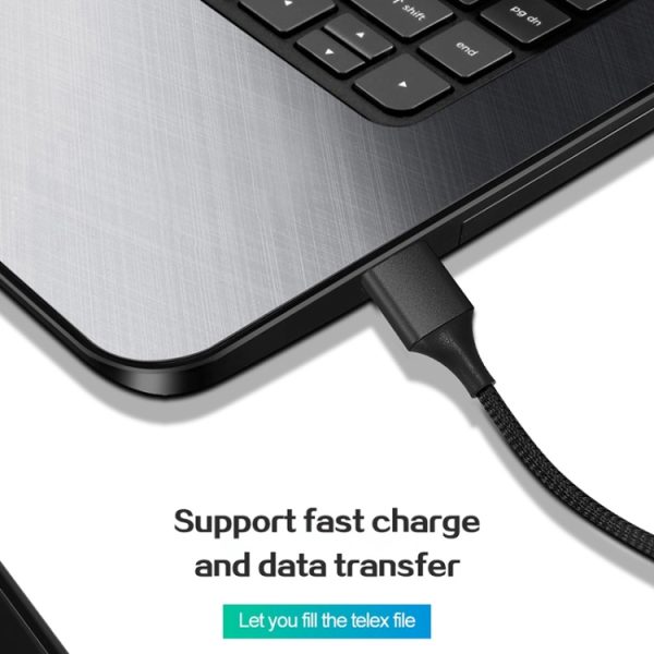 IP8G0973_B3-1.jpg M11 5A USB to 8 Pin Nylon Braided Magnetic Data Cable, Cable Length: 2m, 8 Pin