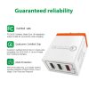 IPXS2002B_4.jpg AR-QC-03 2.1A 3 USB Ports Quick Charger Travel Charger, US Plug, AR-QC-03 US Plug Blue, AR-QC-03 US